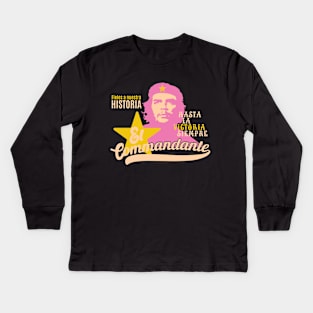 Che Guevara - Revolution - hasta la victoria siempre - marxism - cuba Kids Long Sleeve T-Shirt